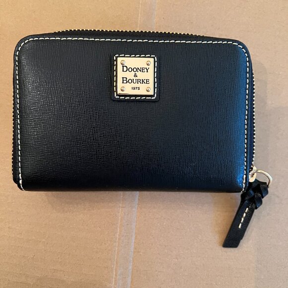 Dooney and Bourke Saffiano Zip Wallet - Picture 1 of 3